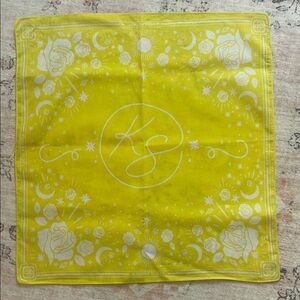 Kendra Scott signature yellow limited edition bandana